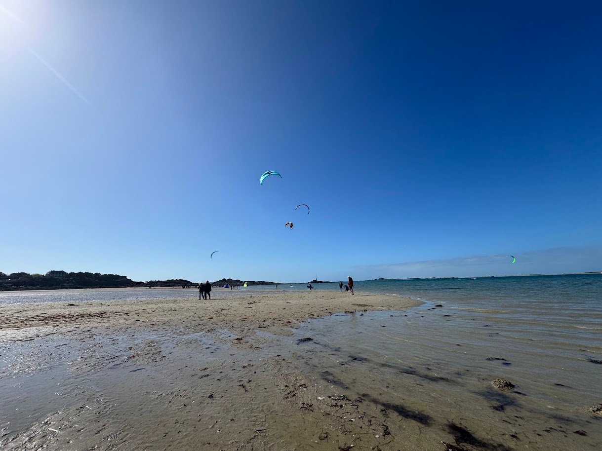 Le littoral à marée basse